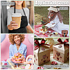 Kraft Paper Star Printed Bags with Handles ABAG-WH20013-08D-4
