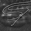 Non-Tarnish Adjustable 304 Stainless Steel Slider Necklaces NJEW-L156-003P-1