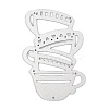 Cup Carbon Steel Cutting Dies Stencils DIY-R079-051-2