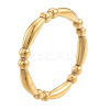 Ion Plating(IP) 201 Stainless Steel Finger Ring for Women RJEW-N038-129LG-1