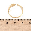304 Stainless Steel Adjustable Open Cuff Rings for Women RJEW-Z089-04G-02-3