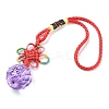 Glass Round Ball Hanging Ornaments HJEW-Z006-01B-3