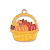 Thanksgiving Day Alloy Enamel Pendants ENAM-I077-01KCG-02-1