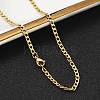 201 Stainless Steel Curb Chain Necklace for Women Men LS-NJEW-P268-A38-2X5-1
