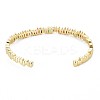 Brass Micro Pave Colorful Cubic Zirconia Cuff Bangle BJEW-T020-01-NF-2