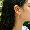 201 Stainless Steel Safety Pins Earrings STAS-S079-197G-3