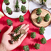 50Pcs Tree Miniature Ornaments AJEW-SP0003-59-3