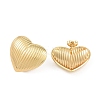 304 Stainless Steel Studs Earrings EJEW-K278-08B-G-2