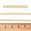 Brass Curb Chains KK-P304-02B-G-2
