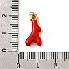 304 Stainless Steel Enamel Pendants STAS-B093-04G-02-3