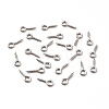Non-Tarnish 304 Stainless Steel Screw Eye Pin Peg Bails STAS-E044-07P-02-3