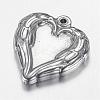 Tarnish Resistant 304 Stainless Steel Pendants STAS-G108-14-2