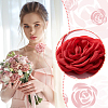 5Pcs 5 Colors Cloth Flower Collar Choker Necklaces AJEW-GA0007-38-5