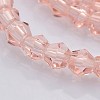 Bicone Glass Beads Strands EGLA-P016-3mm-10-3