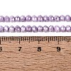 Anti-Tarnish Electroplate Rondelle Glass Beads Strands EGLA-T021-3mm-17-11-4