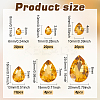 94Pcs 6 Style Glass Rhinestone Cabochons GLAA-FG0001-16A-2