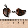 Natural Mahogany Obsidian Pendants G-B127-11P-01-4