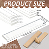 12Pcs 6 Style Transparent Acrylic Clay Press Board TOOL-BC0002-62-2