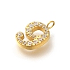 Ion Plating(IP) 304 Stainless Steel Micro Pave Cubic Zirconia Pendants STAS-H228-01G-09-2