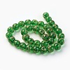 Handmade Gold Sand Lampwork Beads Strands LAMP-P051-L01-12mm-1