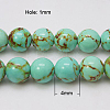 Synthetic Turquoise Beads Strands TURQ-H038-4mm-XXS10-2