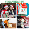 10Pairs Christmas Elk Computerized Embroidery Cloth Iron on/Sew on Patches DIY-CA0007-73-7