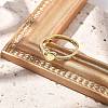 Brass Micro Pave Cubic Zirconia Adjustable Finger Rings for Women RJEW-U032-05G-2