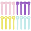 24Pcs 4 Colors PVC Zipper Pull Tabs PVC-GF0001-02B-03-7