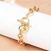 Golden 304 Stainless Steel Charm Bracelets LS-NJEW-K284-01G-N-2