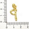 Rack Plating Brass Micro Pave Cubic Zirconia European Dangle Charms KK-L210-015G-P-3