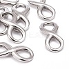 Tarnish Resistant Smooth Surface 304 Stainless Steel Infinity Links connectors LS-STAS-N006-03-1