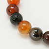 Natural Agate Beads Strands G-G390-12mm-06-1