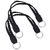 2Pcs Braided PU Leather Handles PURS-CL0001-18C-1