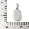 PVD Vacuum Plating 304 Stainless Steel Pendants STAS-A073-13P-3