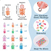 48Pcs 12 Styles Luminous Resin Pendants JACR-TA0001-02-4