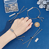 DIY Stamping Rectangle Slider Bracelet Making Kit DIY-UN0005-57-4