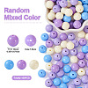 Opaque Acrylic Beads OACR-TAC0014-06B-4