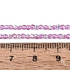 Transparent Glass Beads Strands EGLA-N028-01A-A04-5