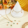 10Pcs 5 Colors Brass Enamel Charms KK-BBC0024-04-4