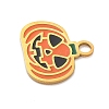 304 Stainless Steel Enamel Halloween Theme Charms LS-STAS-Z164-03G-07-2