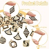 28Pcs 7 Styles Alloy Enamel Pendants FIND-FS0003-23-2