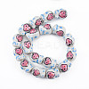 Handmade Porcelain Bead Strands PORC-N007-14F-2