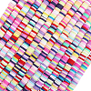 15Strands Handmade Polymer Clay Beads Strands CLAY-PA0001-07E-1