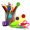 Round Dot Paper Self-adhesive Smiling Face Reward Stickers PW-WG51572-01-3