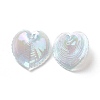 UV Plating Rainbow Iridescent Acrylic Pendants OACR-C003-08C-2