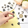 20Pcs 10 Styles Alloy Enamel Pendants ENAM-YW0004-20-3