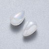Transparent Spray Painted Glass Charms X-GLAA-R211-03-D06-2
