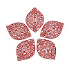 430 Stainless Steel Filigree Pendants STAS-S108-12D-1