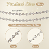 S-shaped Glass Rhinestone and Iron Cup Chains DIY-WH20032-25S-01-2