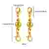 Brass Magnetic Clasps KK-YW0001-56G-3